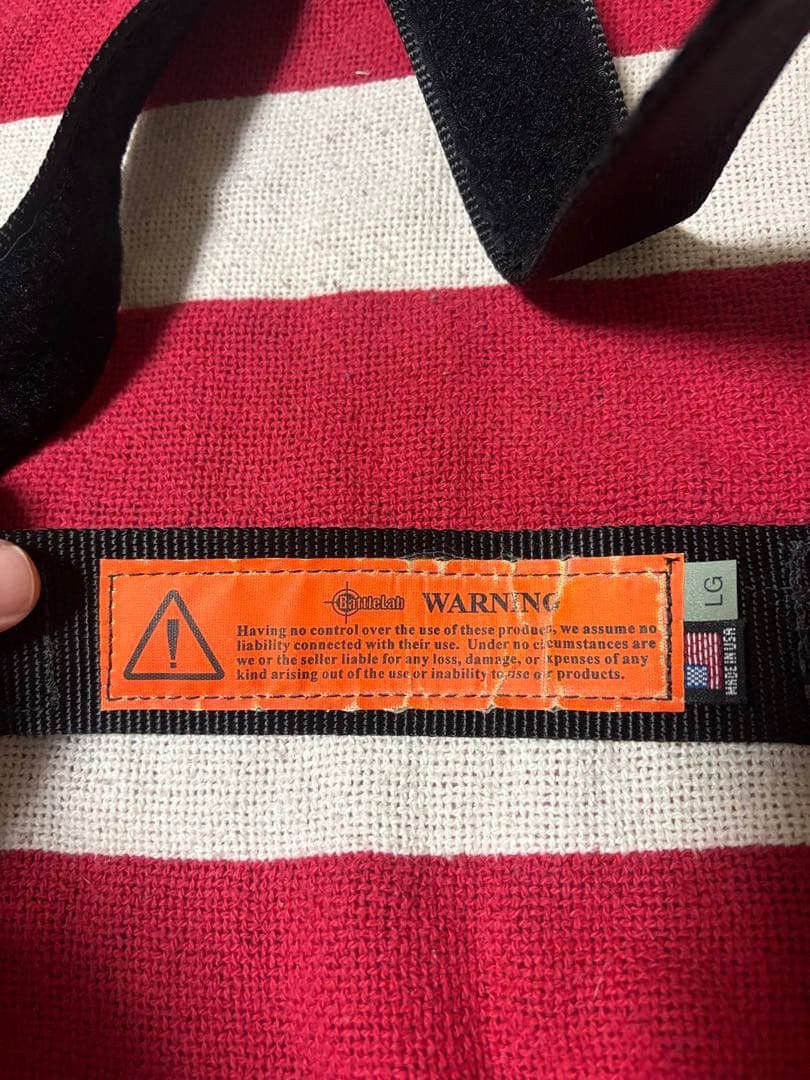 BattleLab DBT リガーベルト LG 米軍装備 ナイロン製 B39