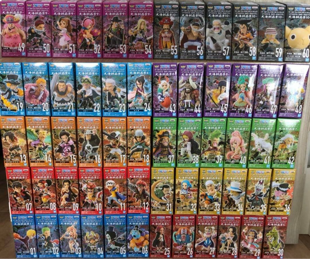 ワンピース　ワールドコレクタブルフィギュア　大海賊百景　コンプリートセット
