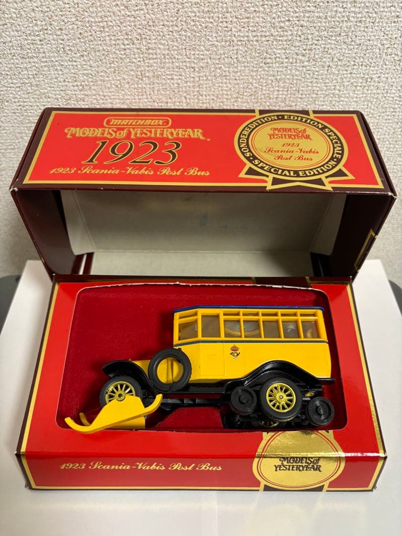ミニカー matchbox y16 1923 scania vabis postbus