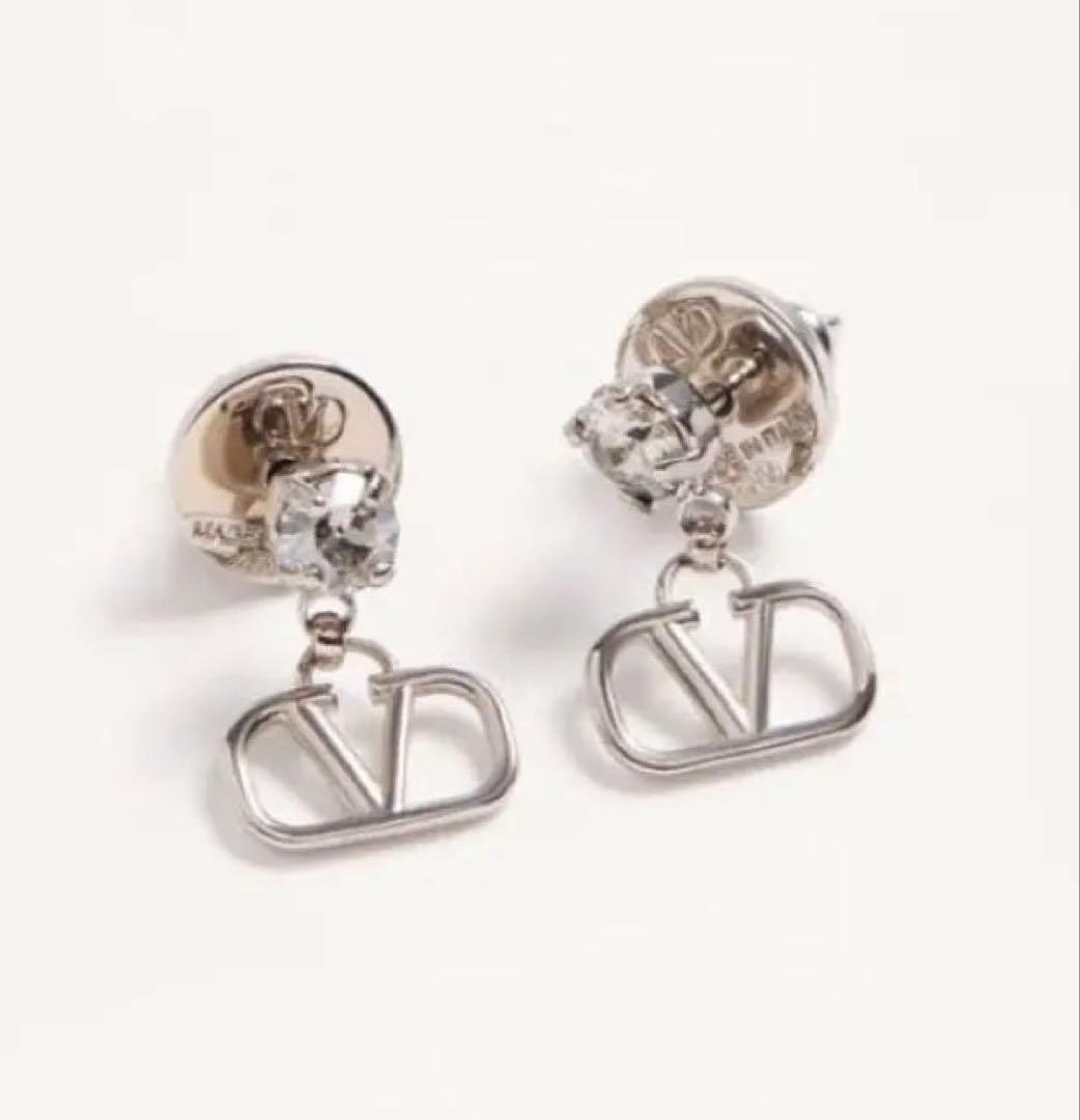 【超美品】ヴァレンティノシルバーピアス