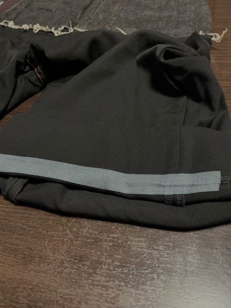 GANRYU 切り替えデニムサルエルパンツ