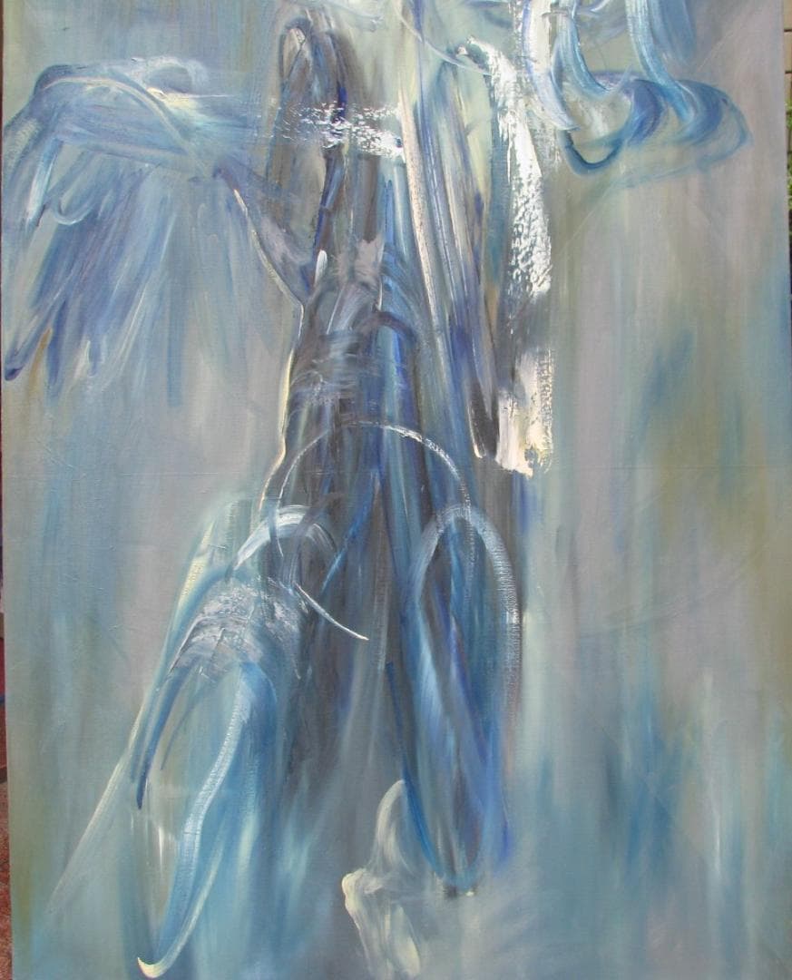 値下依頼承諾済☆現代作家,大澤哲郎「untitled to-487」F80号