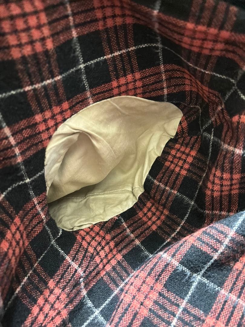 や*と様 フランスヴィンテージ 動物ボタン ハンティングジャケット グリーンコー