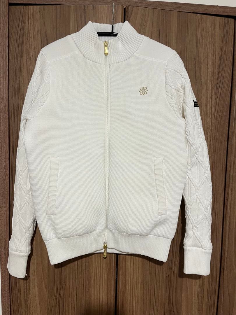 ST ANDREWS ニットブルゾン　ニットジャケット【クリーニング済み】