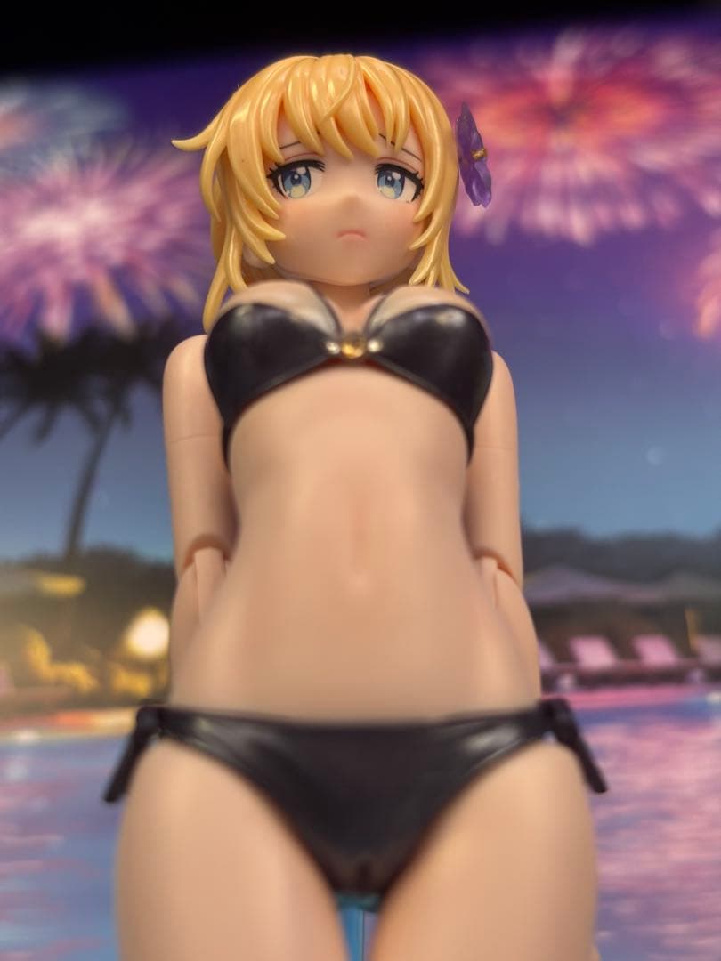 創彩少女庭園 佐伯リツカ水着ヘアアレンジVer1/10プラモデル 塗装済完成品