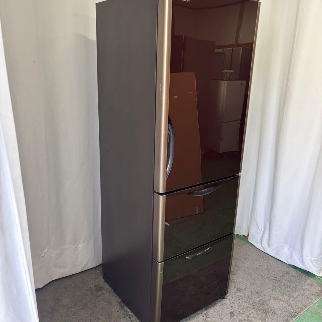 36　日立　冷蔵庫　300-400ℓ　大きめ　綺麗　真チルド　設置無料　安い‼️