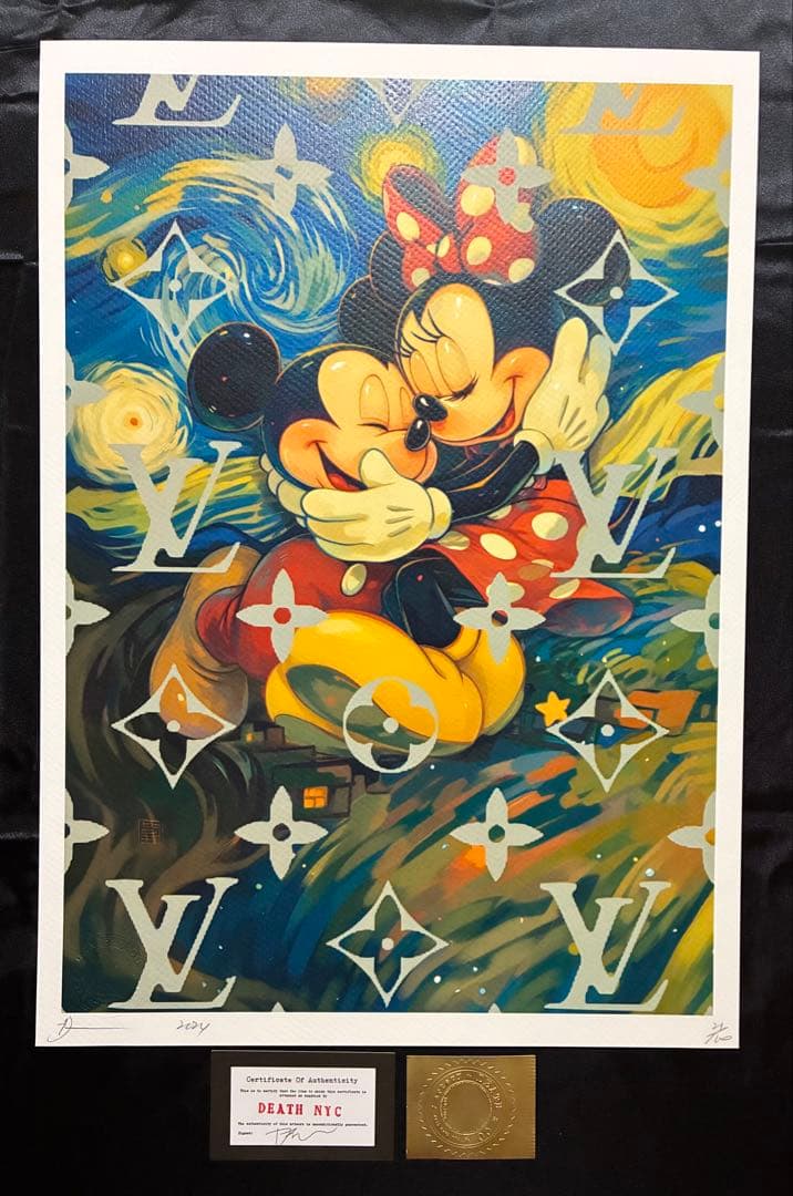 世界限定100枚 DEATH NYC アート ポスター mk01