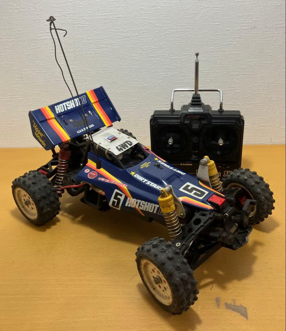 レーシングカー レトロ　ラジコン　ジャンク品　全長37㎝弱