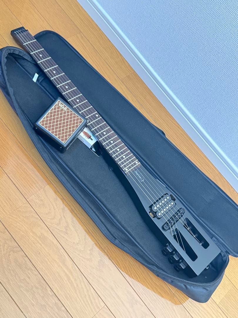 トラベルギター Anygig風 ヘッドレス VOXアンプ等セット