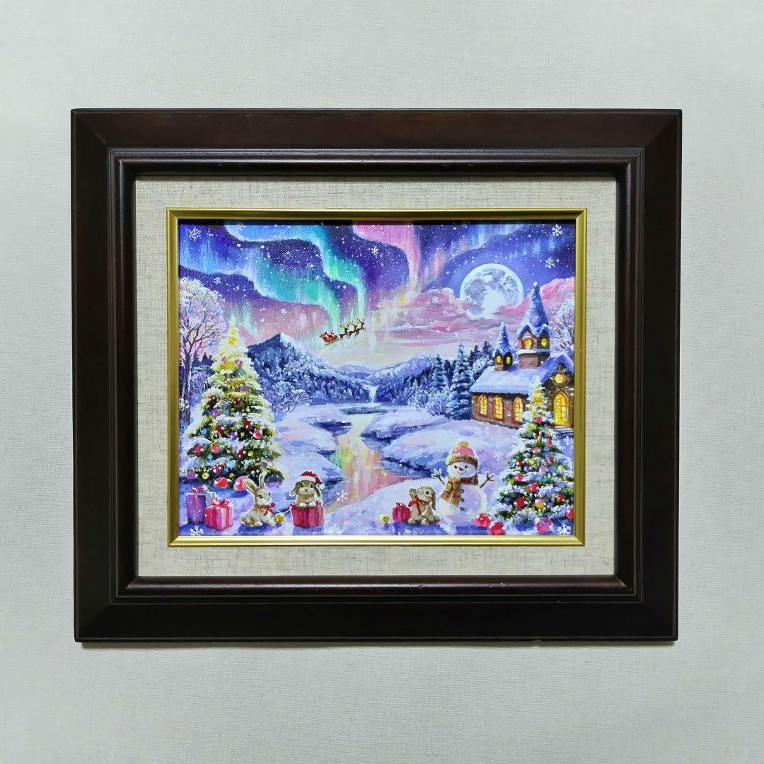 ♡*)様 【Christmas Party】アクリル画 F3 風景画 絵画