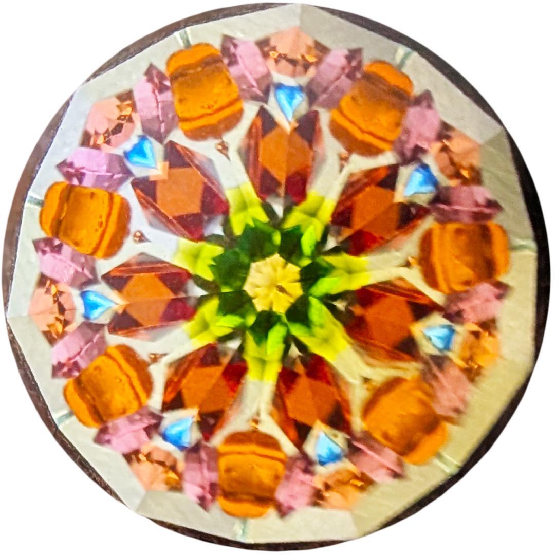 残り1個 作家万華鏡ペンダント ケビン＆デボラヒーリー スパイラル