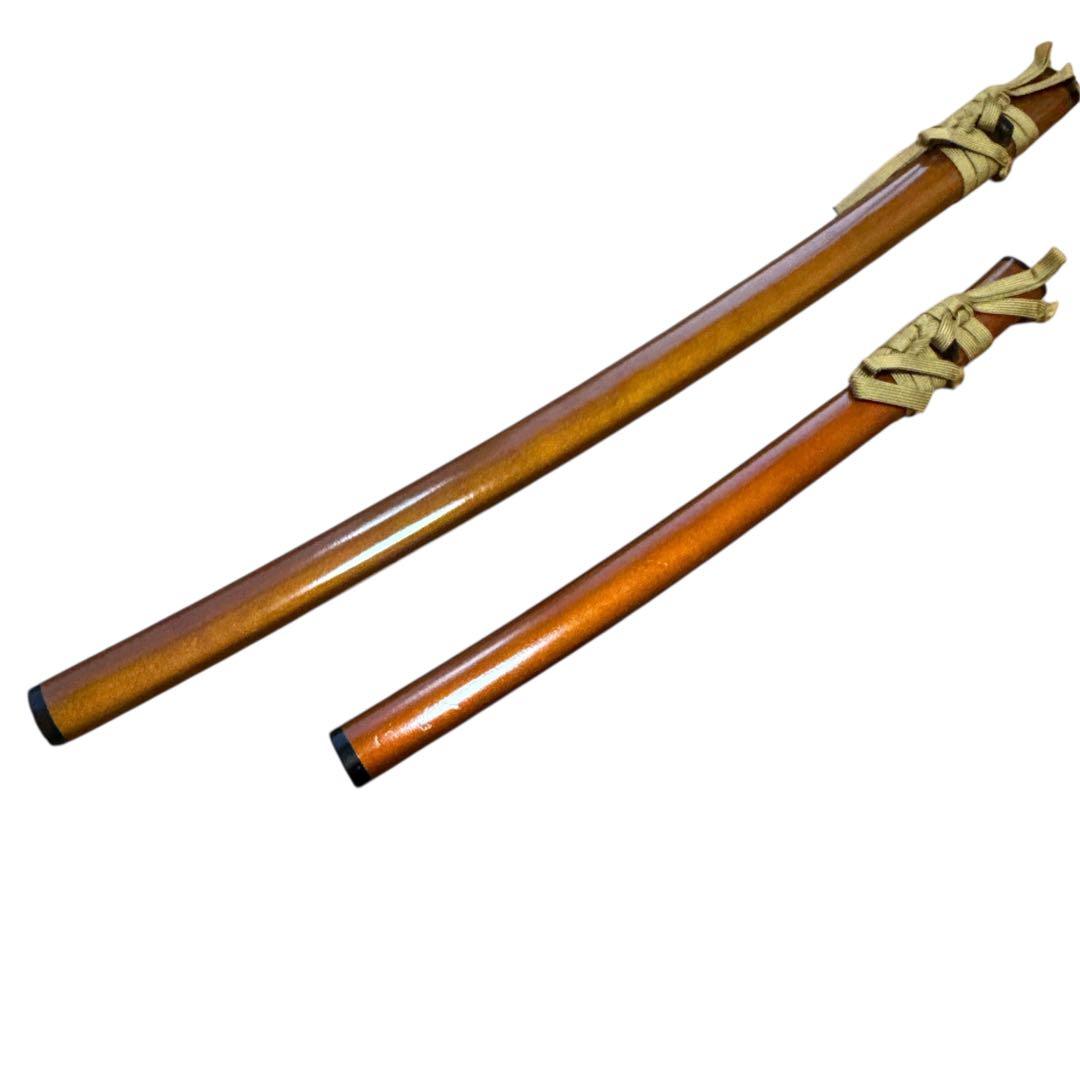 【美品】高級模造刀 ２本セット　打刀 日本刀 武具 観賞用　コスプレ　台座付き