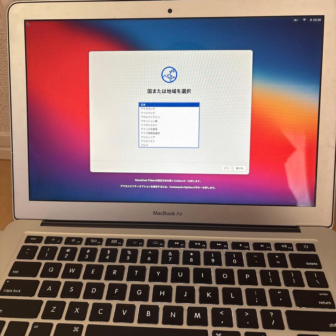 MacBook Air 13 A1466 初期化済 i5/8GB/256GB