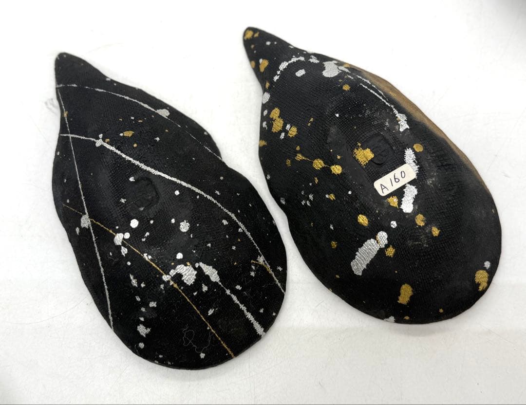 坂田甚内作　金彩瓢箪型皿7点　名人作　送料込み250610