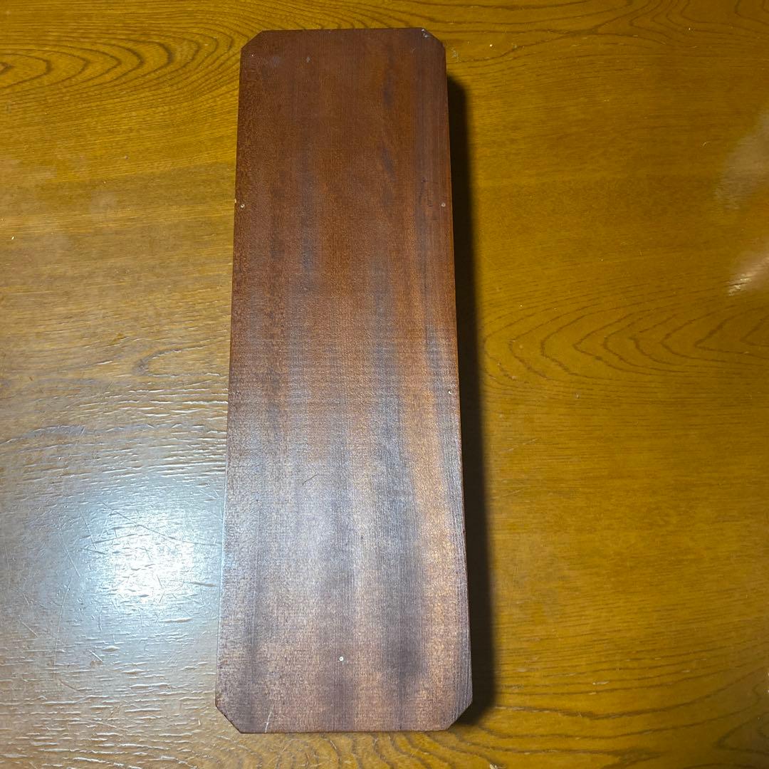 木製彫刻トレイ 花模様