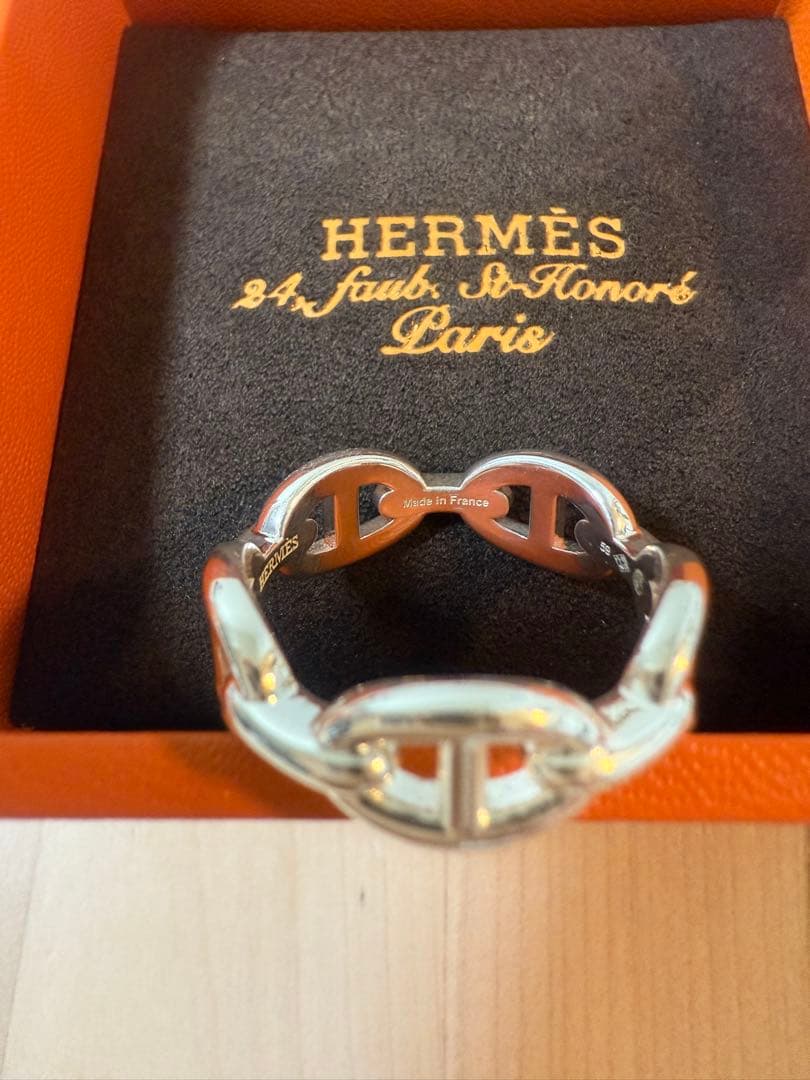【新品/国内正規店】HERMES アンシェネ リング　PM59 シェーヌダンクル