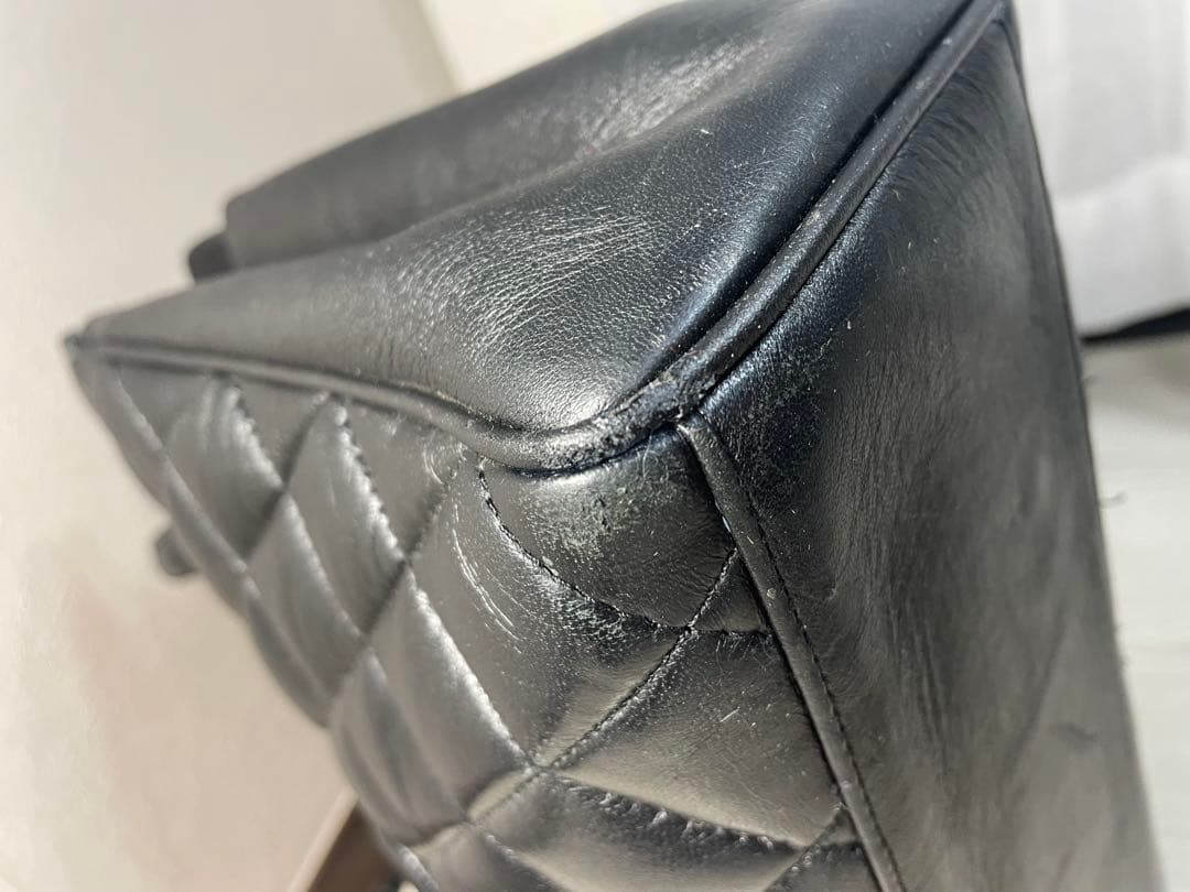 CHANELノベルティ　マトラッセ ココマーク 復刻トートバッグキャビアスキン