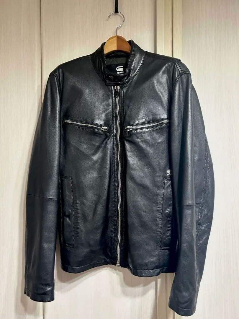 G-STAR RAW レザージャケット メンズ M ライダース