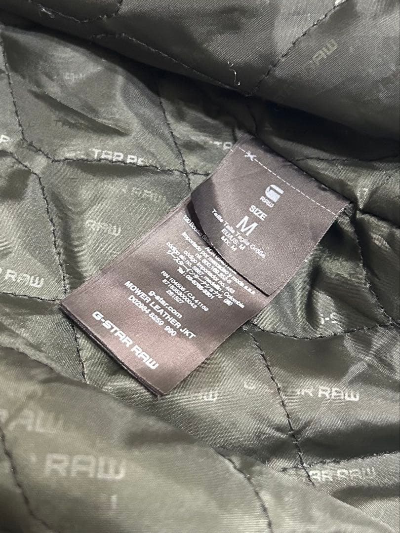 G-STAR RAW レザージャケット メンズ M ライダース