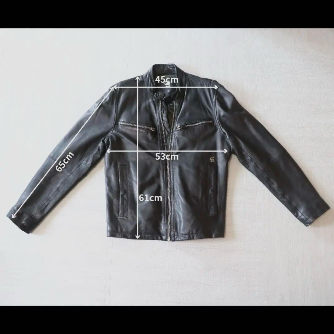 G-STAR RAW レザージャケット メンズ M ライダース