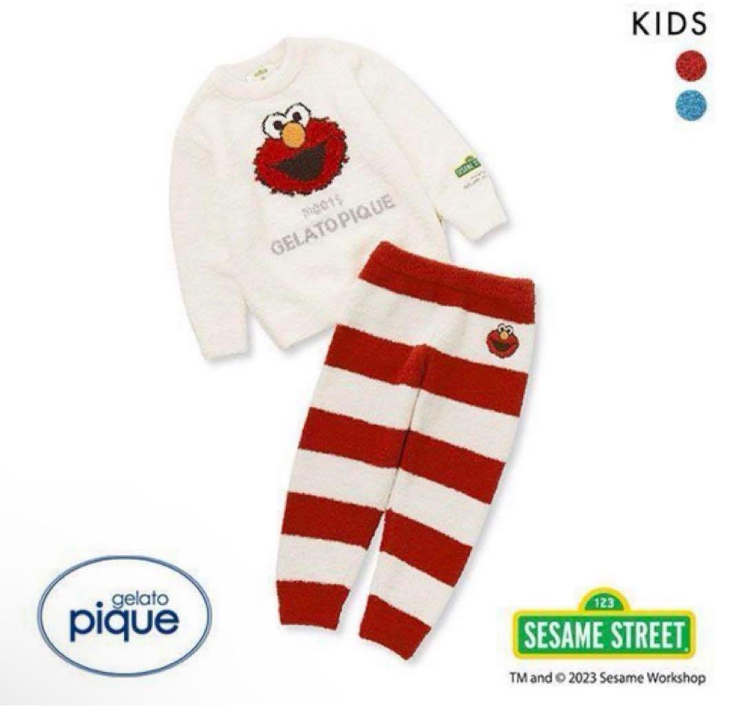 【最終値下げ】ジェラートピケ エルモ ルームウェアキッズSサイズ