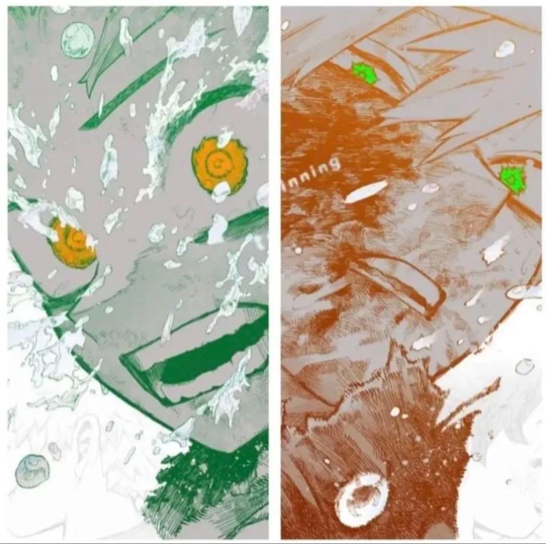 ヒロアカ 原画展 A2アートポスター2枚セット 【The Beginning】②