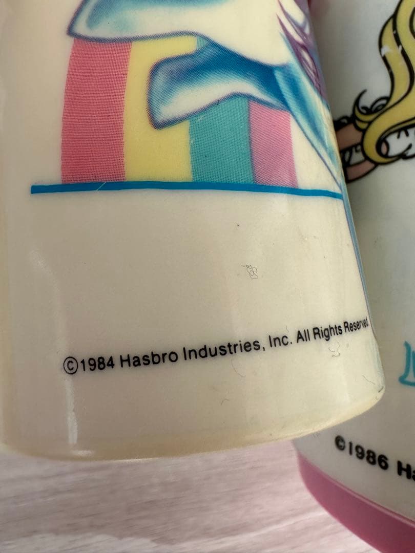 1986年マイリトルポニー 1984年コップ　ヴィンテージ G1ナイルパーチ