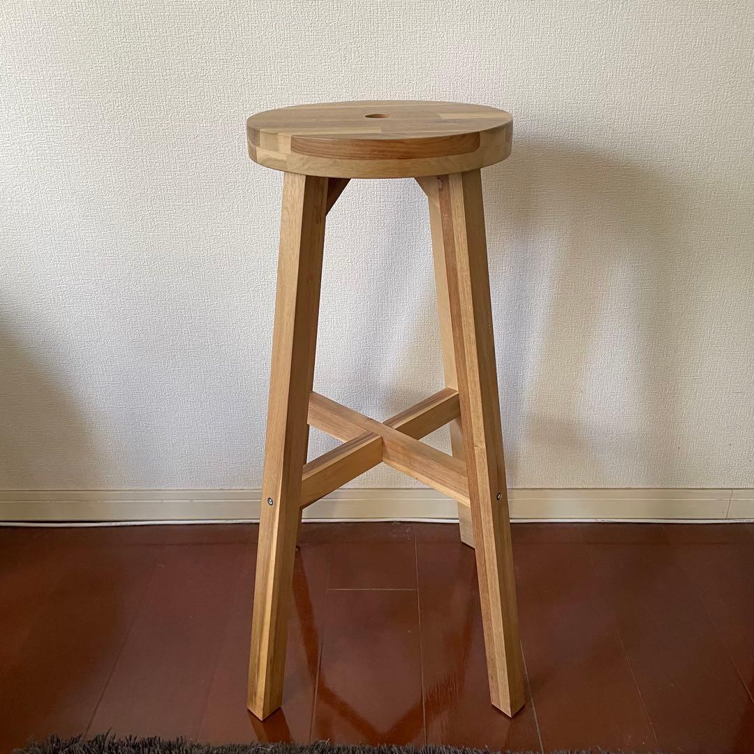 廃盤品　IKEA イケア　SKOGSTA スコグスタ　スツール　椅子　2脚