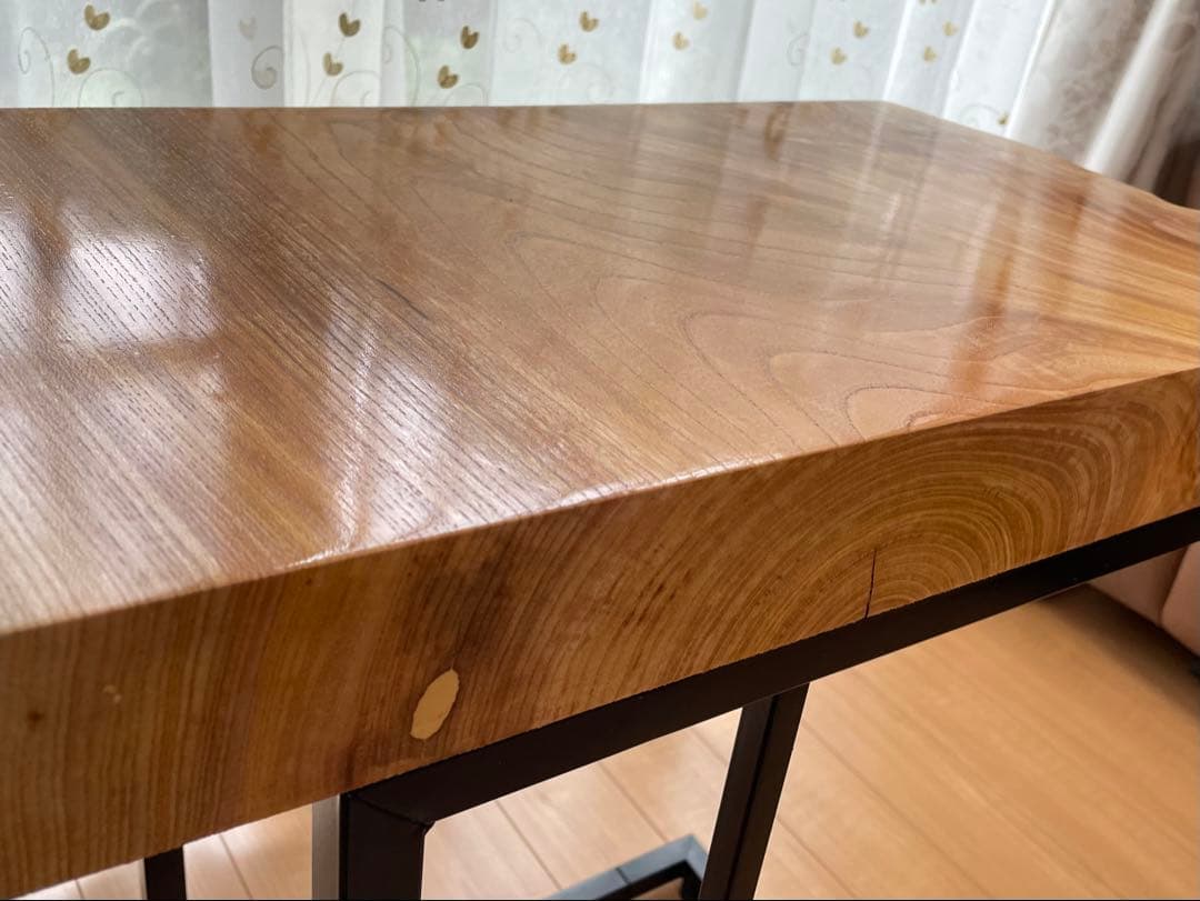 nn　一枚板　欅（けやき）　サイドテーブル　コーヒーテーブル
