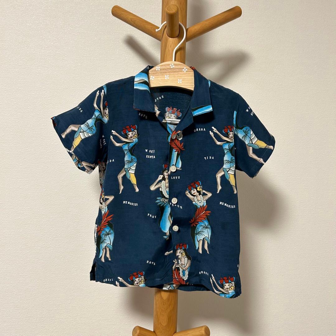 アロハブロッサム　80 アロハシャツ　キッズ　2枚セット