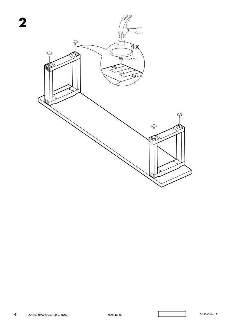 IKEA ベンチ 114x35cm MORBYLANGA モールビロンガ