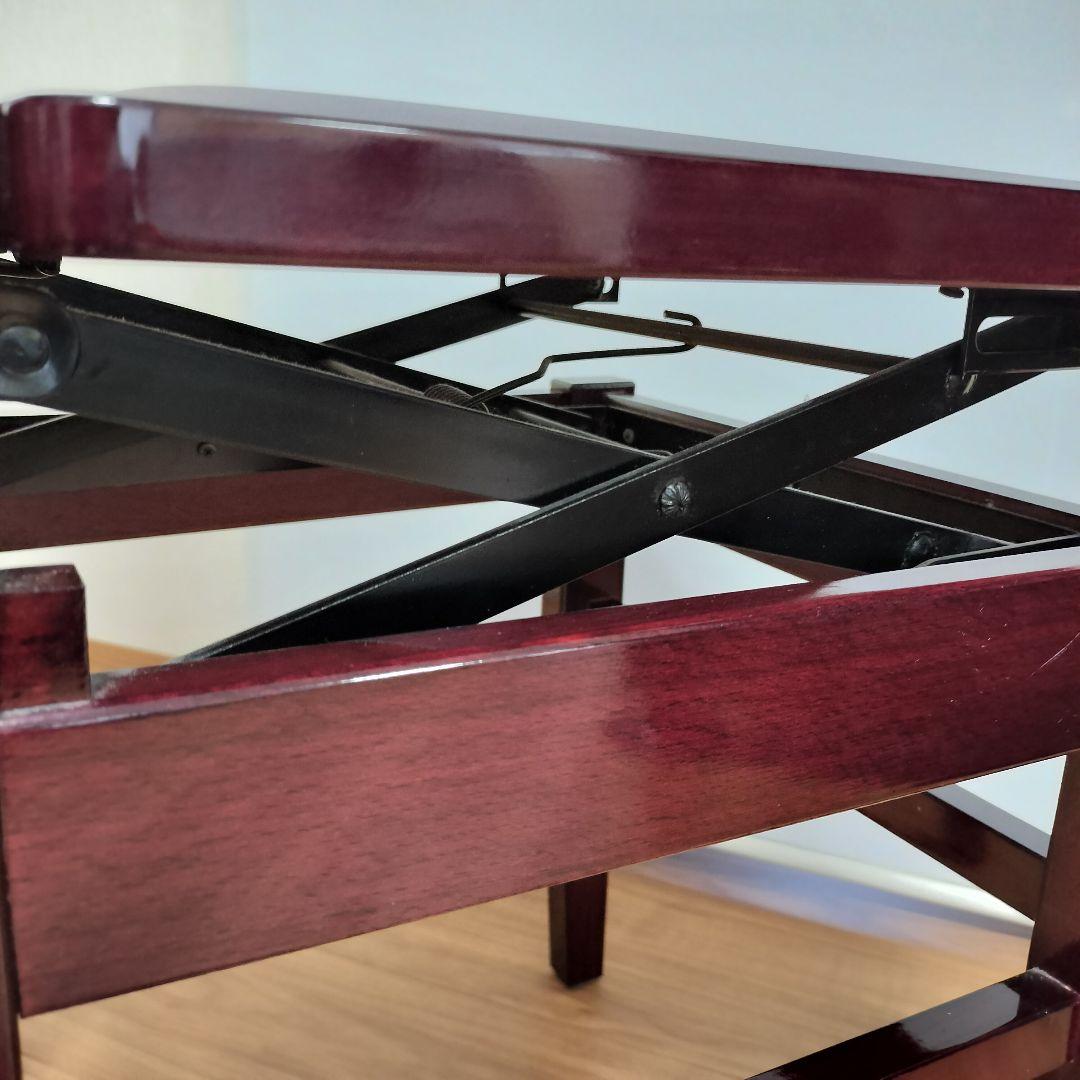 ピアノ　トムソン椅子　紫