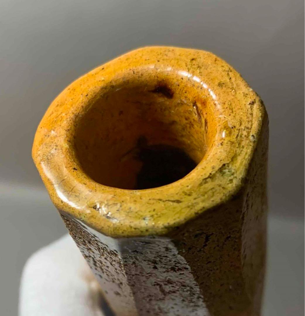 茶道具　細筒花入　9代　大樋長左衛門