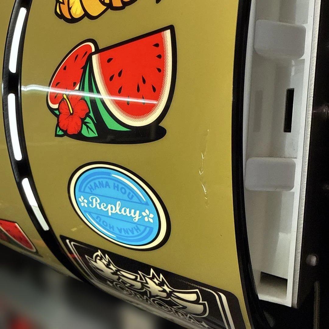 パチスロ実機　ギラギラ爺夏