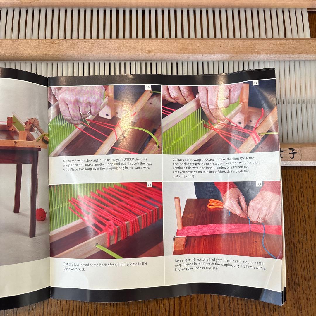 アシュフォード製　手織り機　60cm 付属品付き