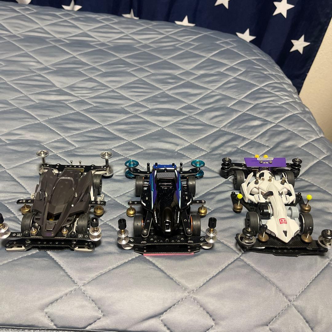 ミニ四駆セット ブラック/グレー/ホワイト