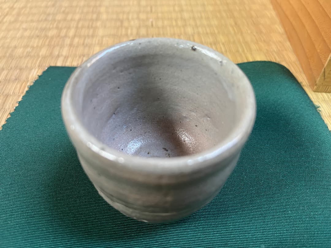 西岡小十（小次郎窯）　絵唐津　ぐい呑