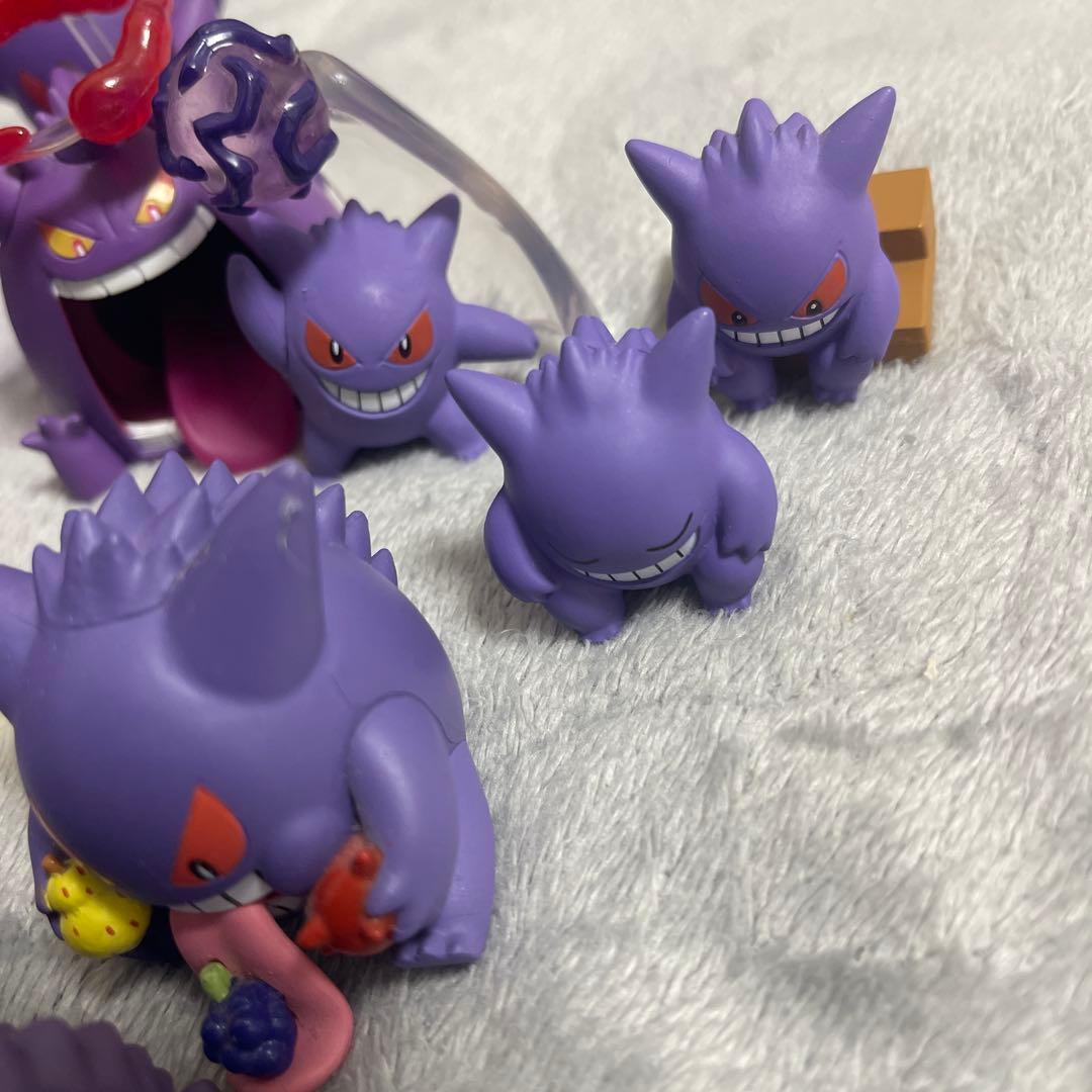 ポケモンキッズ　ゲンガー　ピカチュウ　指人形　ソフビフィギュア