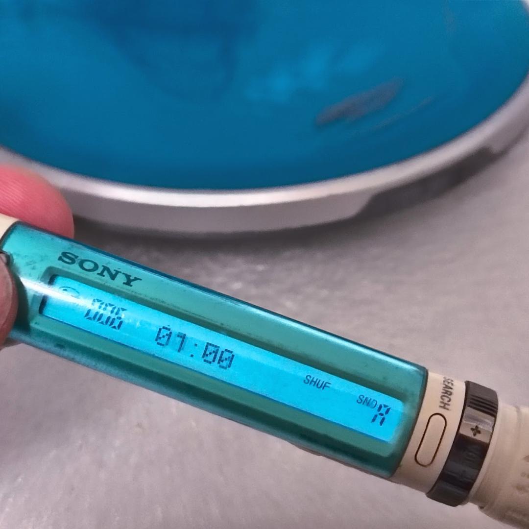 SONY ポータブルCDプレーヤー CD Walkman D-NE730 ブルー