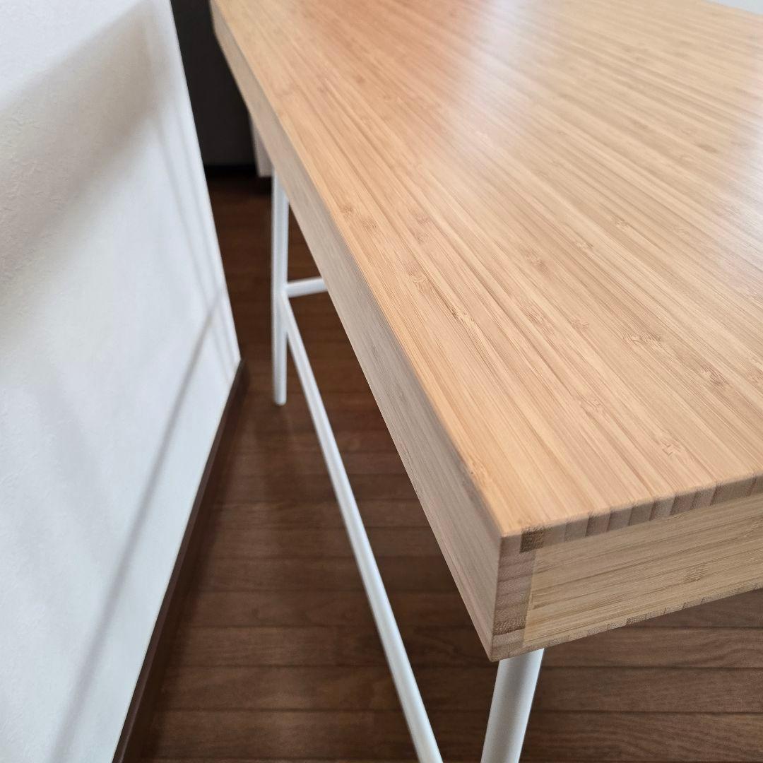 送料込 ほぼ未使用 IKEA 102×49cm PCデスク LILL ASEN