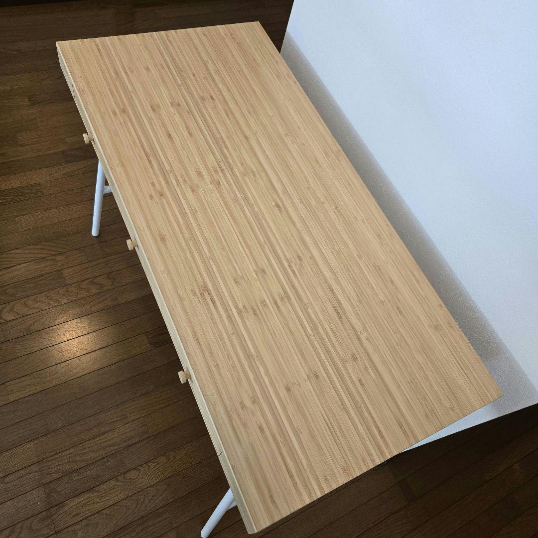 送料込 ほぼ未使用 IKEA 102×49cm PCデスク LILL ASEN