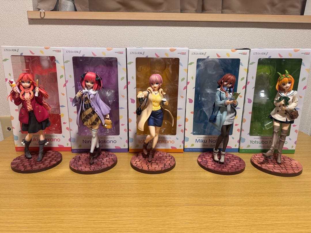 五等分の花嫁　フィギュア　date style 5人セット