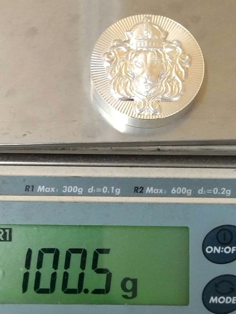 純銀　スコッツデール　ライオン　スタッカー