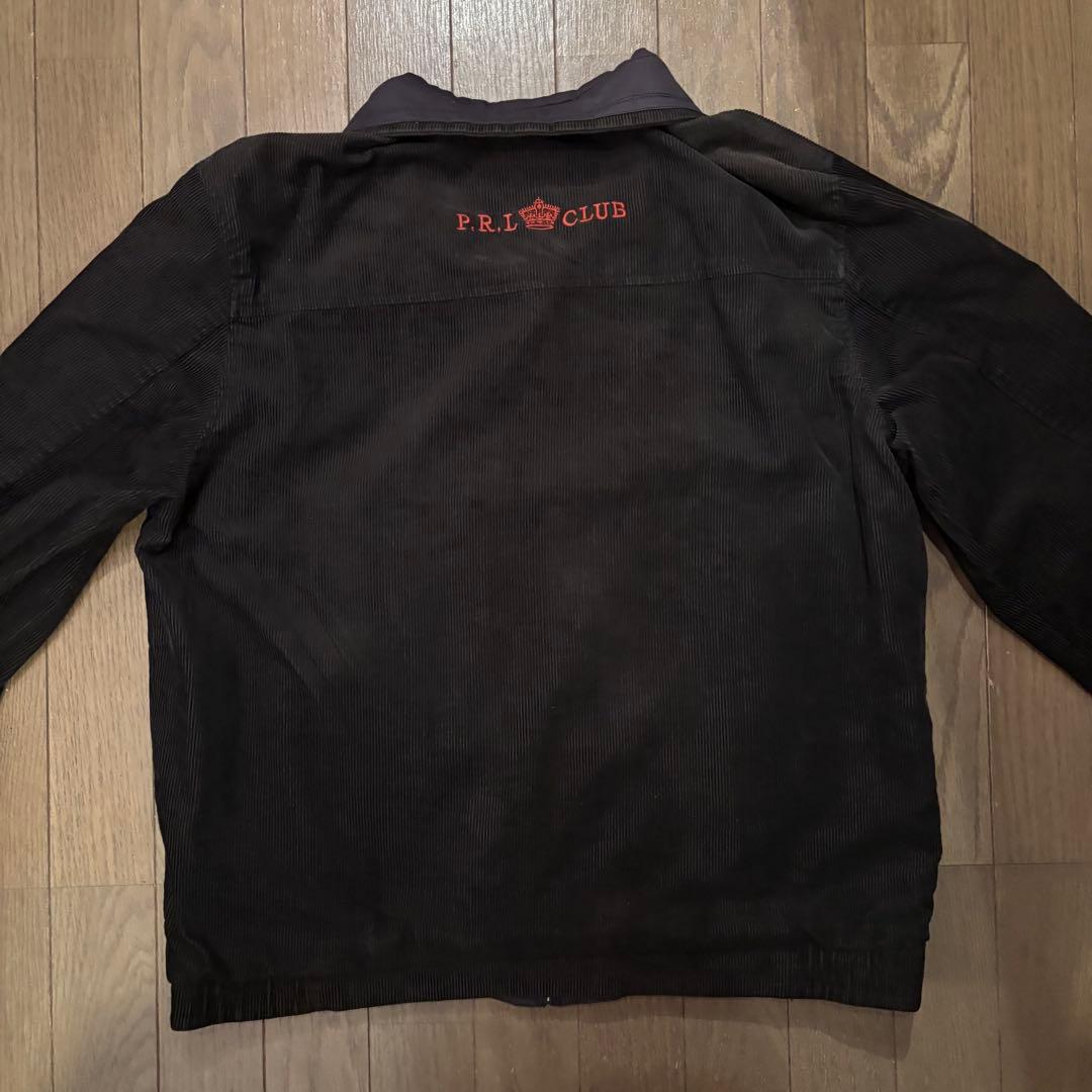 超希少✨　ラルフローレン 刺繍ロゴ コーデュロイ スウィングトップ ブラック