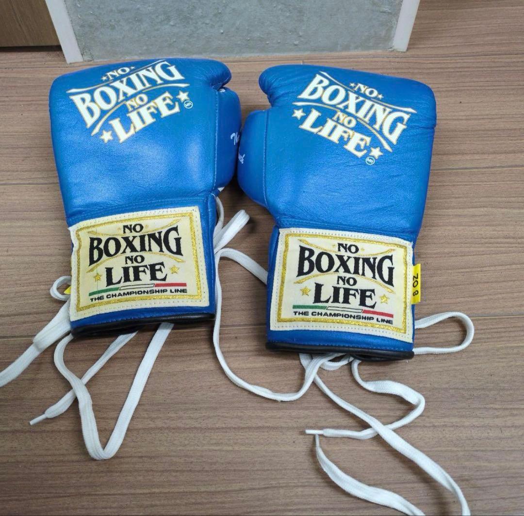 Q*á様 NO BOXING NO LIFE　ボクシンググローブ美品
