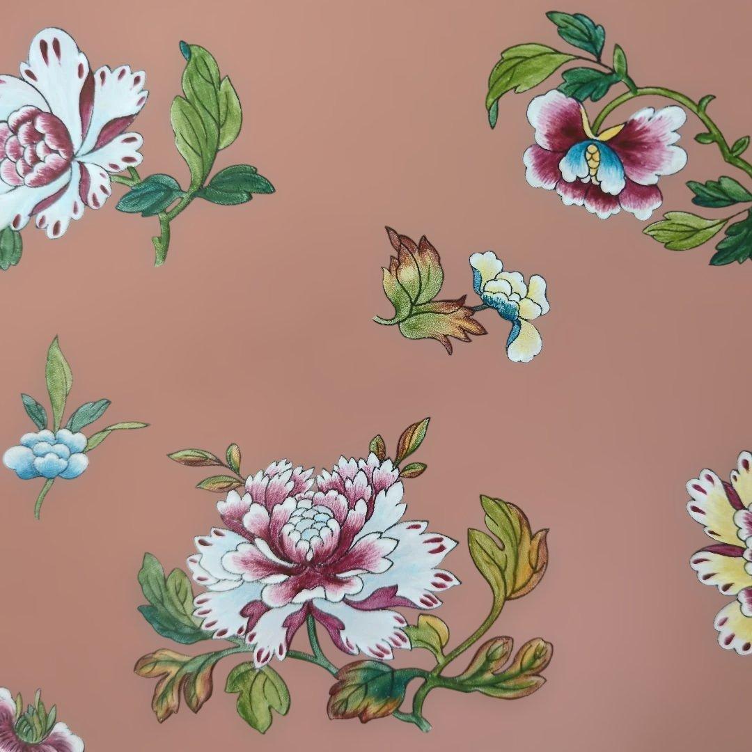 ジャスパー　テラコッタ　皿額装エナメル彩アンティーク