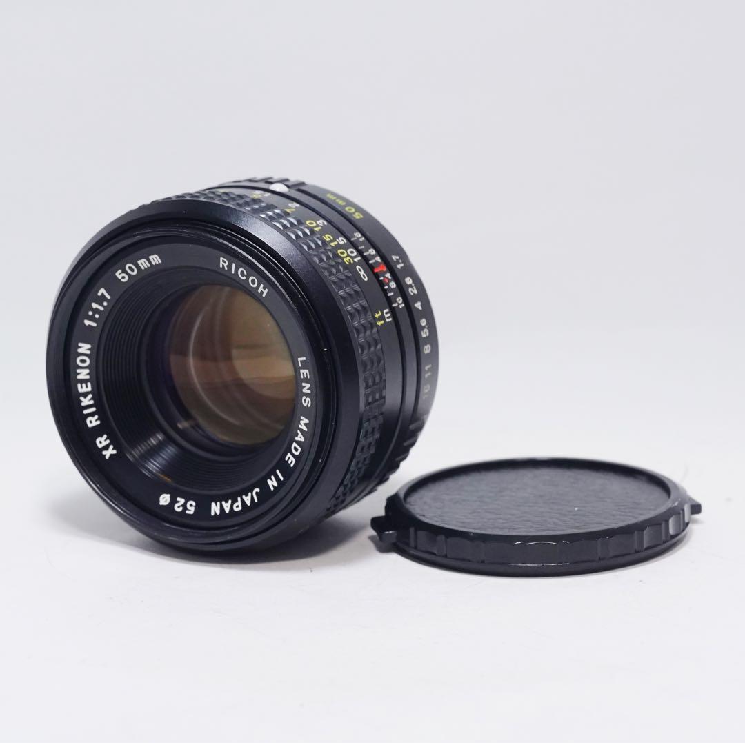 美品 RICOH XR RIKENON 50mm f1.7 富岡光学