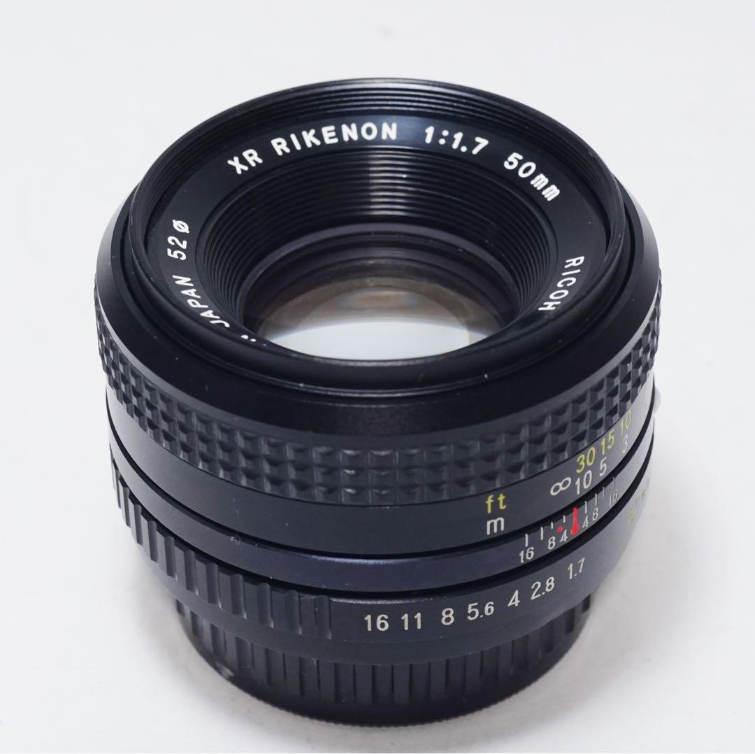 美品 RICOH XR RIKENON 50mm f1.7 富岡光学