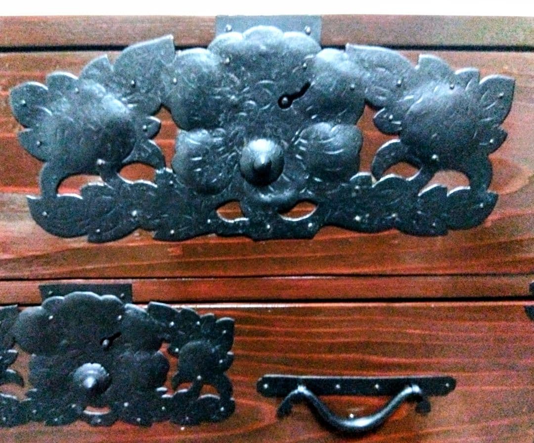 【アンティーク】仙台箪笥　時代箪笥　ローチェスト　洋服タンス