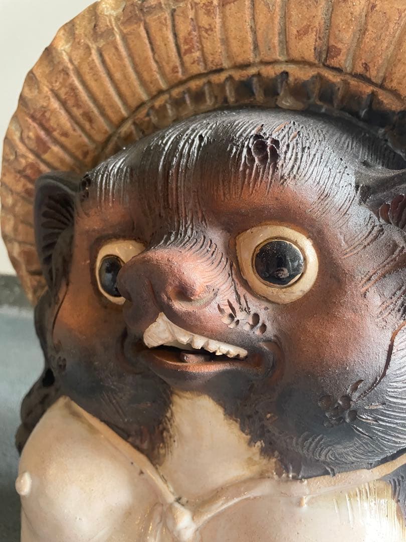 たぬきの置物　信楽焼　高さ47cm